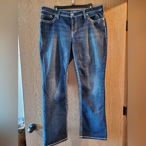 Women's Silver Natsuki Flap Jeans